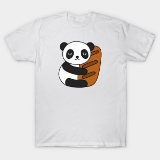 Panda Holding A Loaf Of Bread T-Shirt